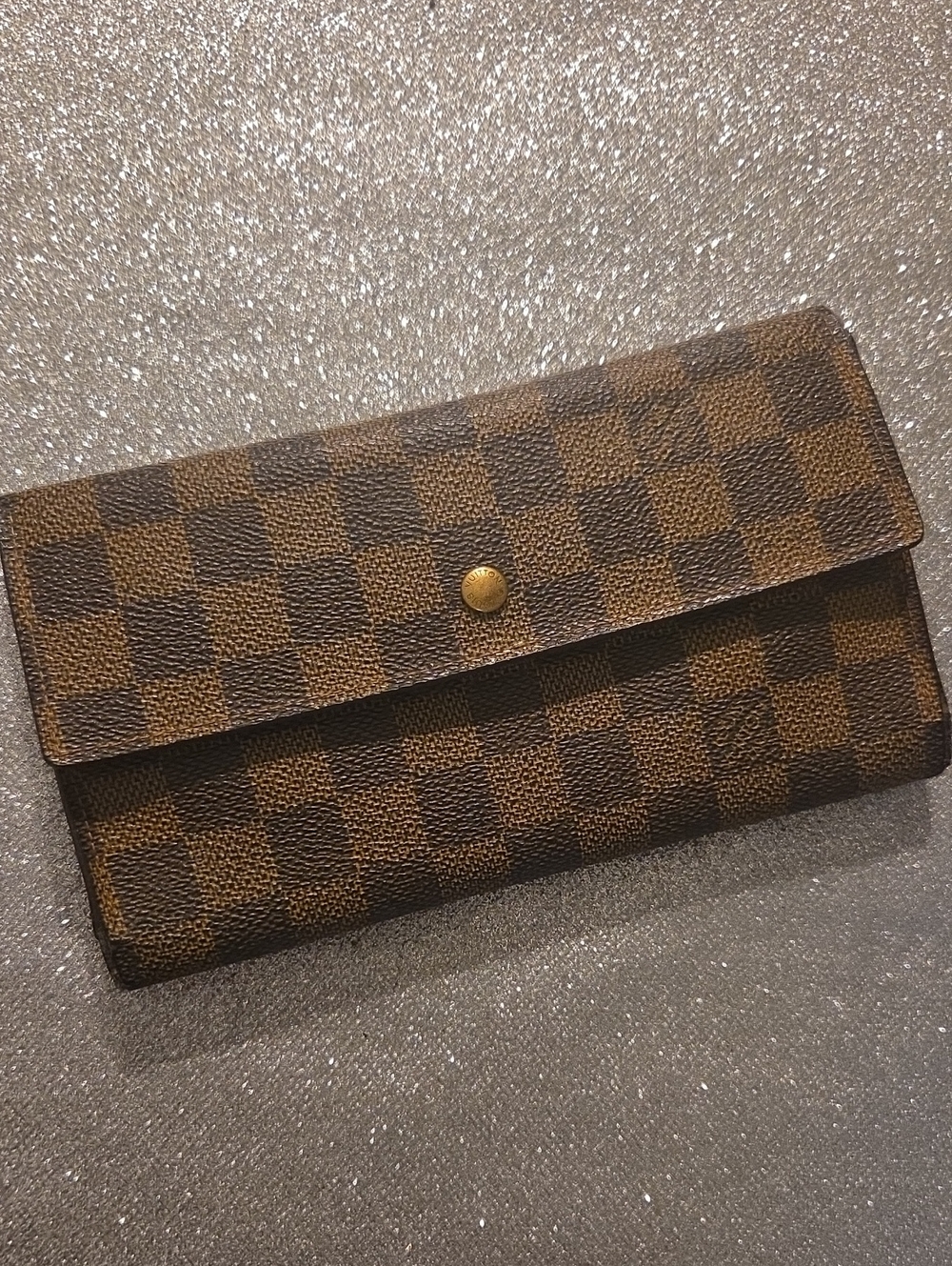 Louis Vuitton Brown Damier Ebene Wallet